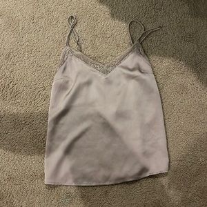 Satin tank top